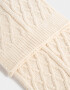 Bufandas y Chalinas Infantiles Bufanda Infantil Trenzada Crudo - Blanco Crudo