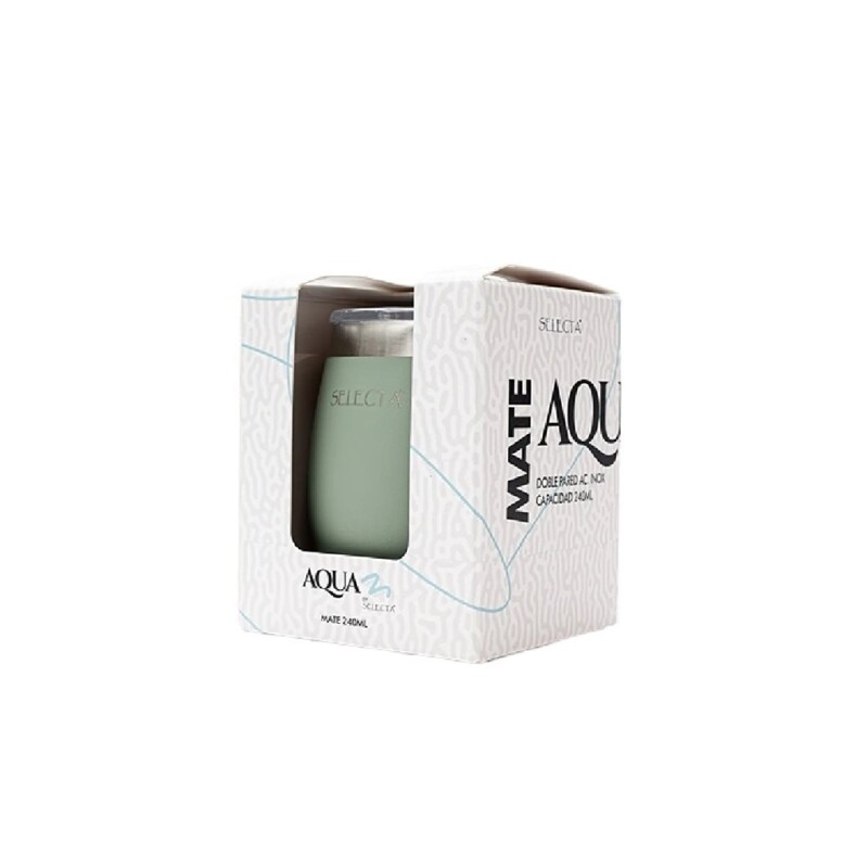 Mate 240ml Doble Pared Selecta Oliva Mate 240ml Doble Pared Selecta Oliva