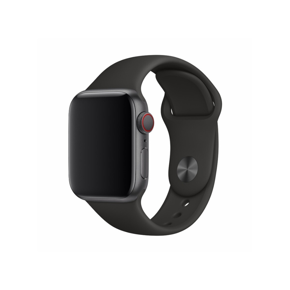 MALLA DE SILICONA PARA APPLE WATCH 42MM/44MM DEVIA DELUXE SPORT BAND - Negro 