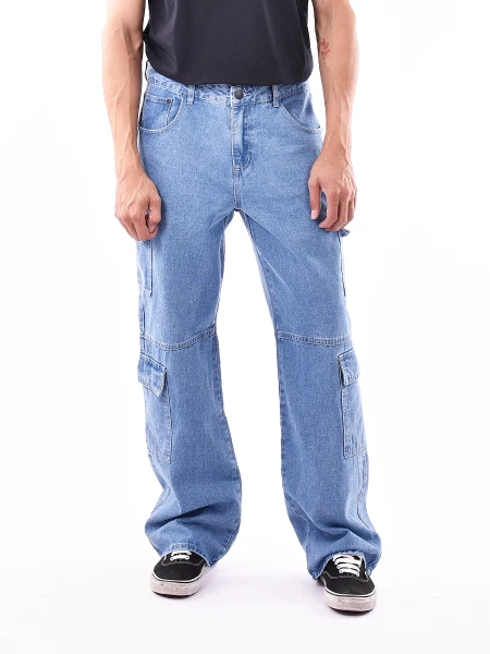 JEAN REVOLVE AZUL