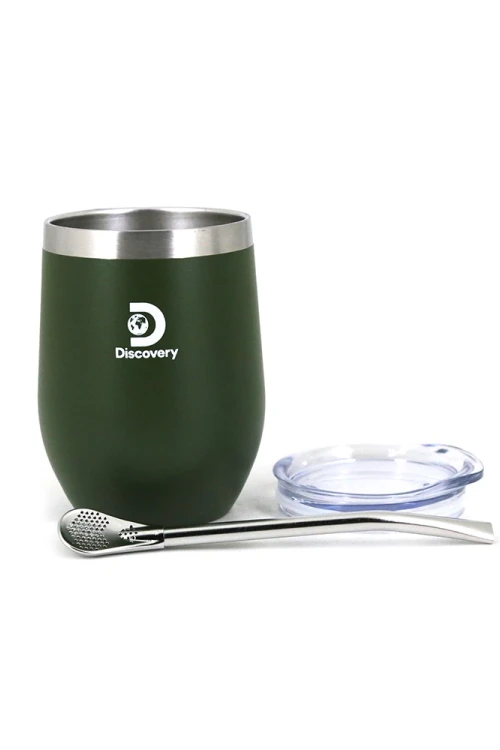 Mate y bombilla de Acero - Discovery Verde