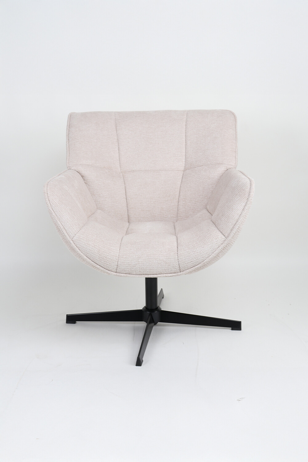 Butaca Con Base Giratoria Adele Beige