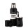Kit Termo 750mL. Slim Con Base De Silicona + Mate De Acero Tradicional Negro Opaco