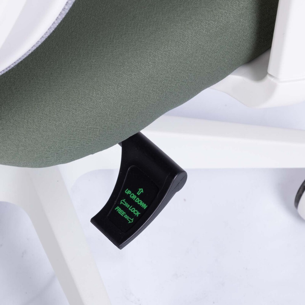 SILLA DE OFICINA MALLA BLANCO DAMASCO