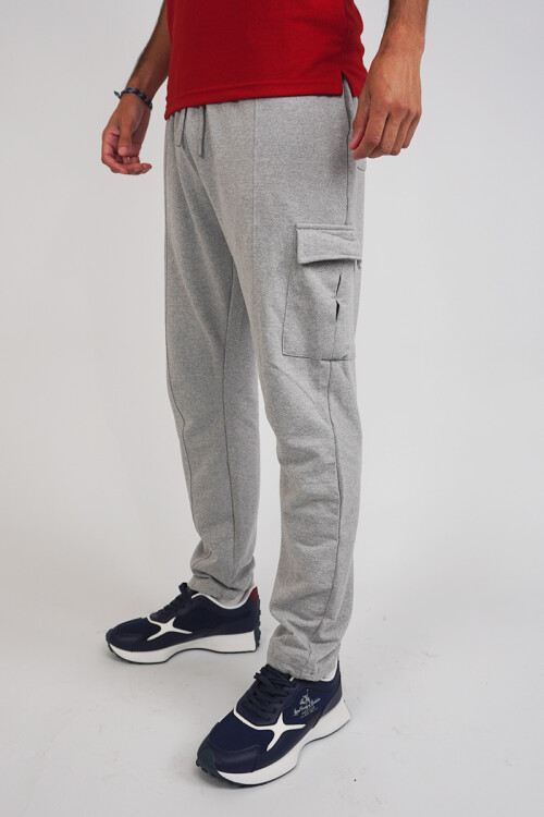 Pantalón Deportivo Gris