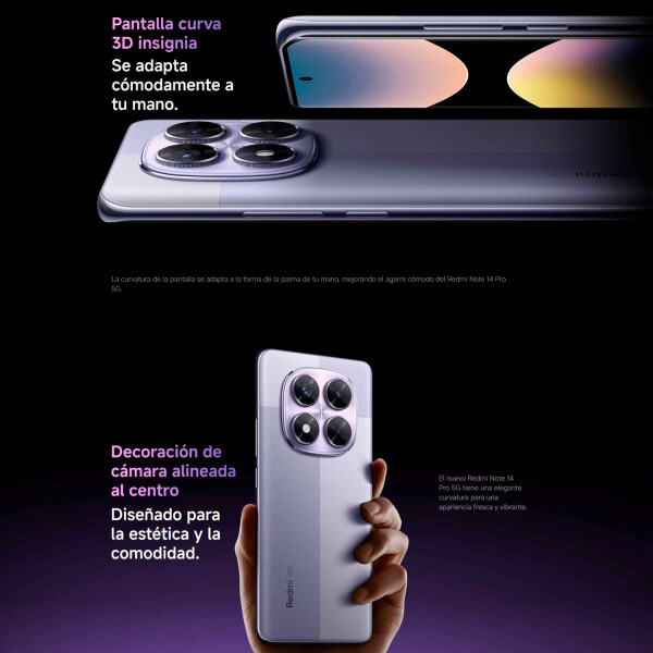 Xiaomi Redmi Note 14 Pro 5g 8/256 Gb + Regalo VIOLETA
