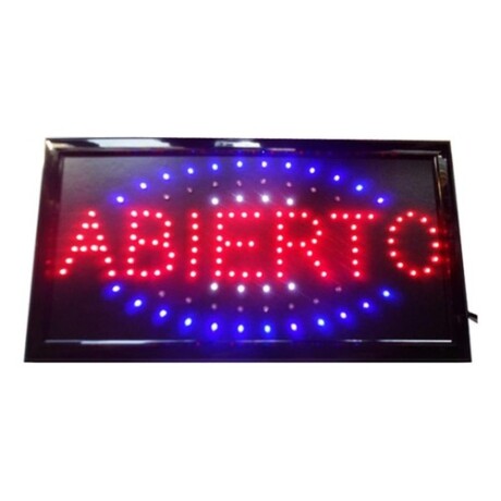 Cartel LED Publicidad Abierto 220v 37x25cm Cartel LED Publicidad Abierto 220v 37x25cm