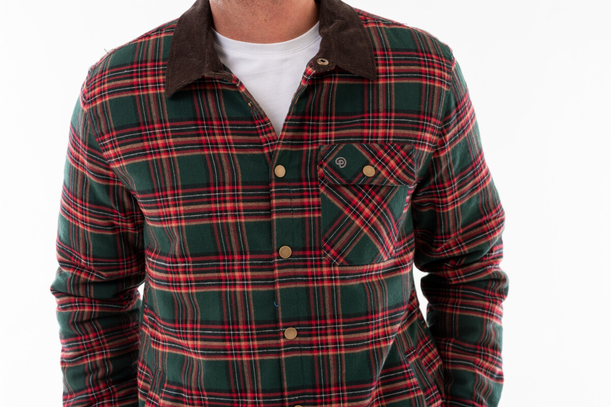 CAMISA MONTANA LEÑADORA Cuadro Verde 23