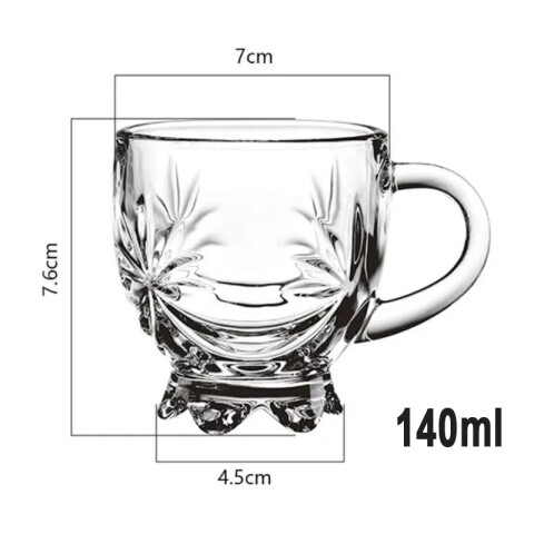 Taza de vidrio 140ml Taza De Vidrio 140ml