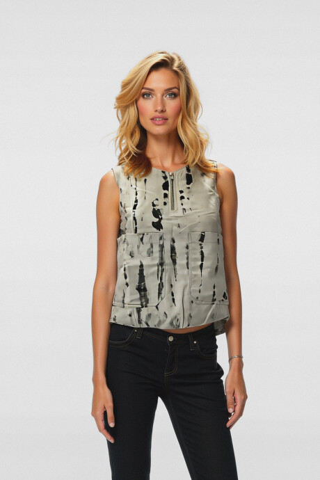 Chaleco Tiano Estampado 1