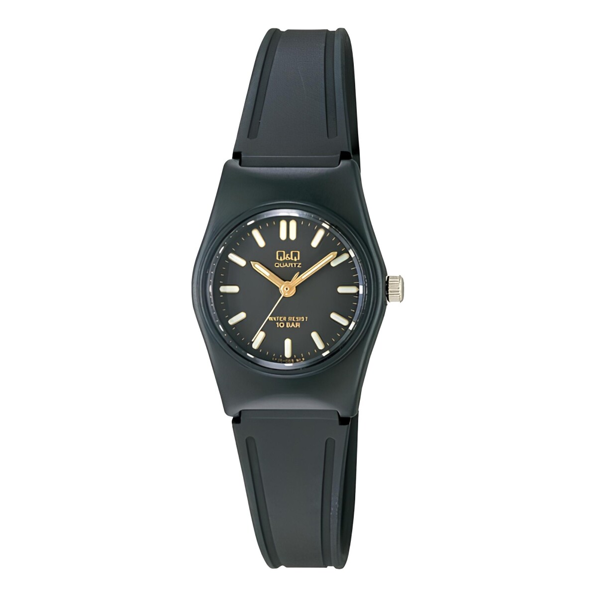 Reloj Análogo Q&q Vp35j En Resina Resistente 100mts 