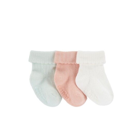 Pack 3 Pares de Medias Carters con Puño Algodón MULTICOLOR