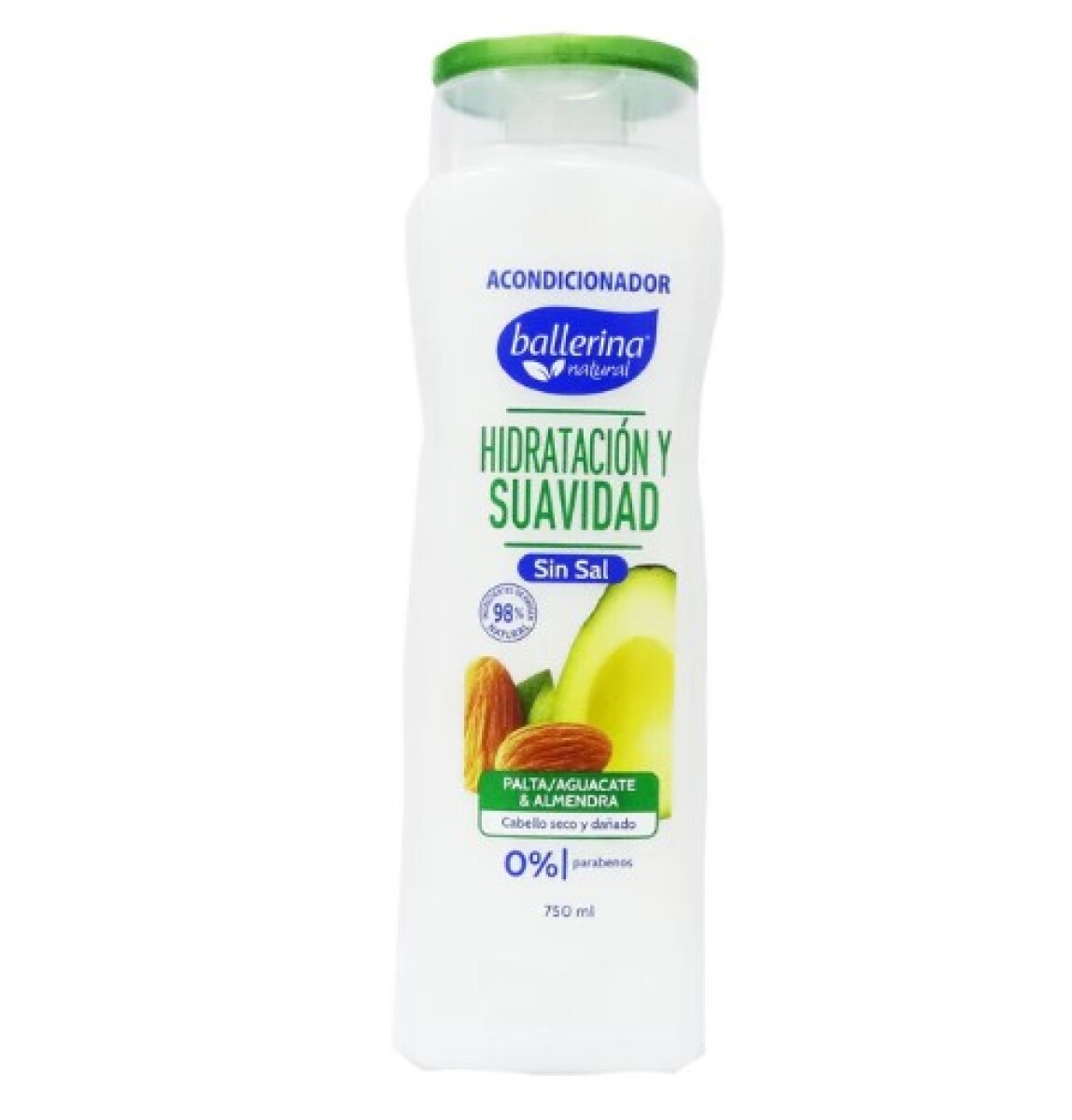 Acondicionador Ballerina 750ml - Hidratación y suavidad 