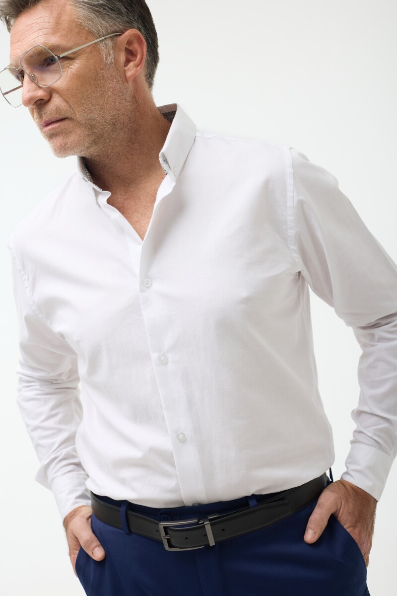 Camisa Oxford BLANCO