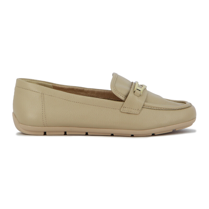 Comfortflex Zapato Mocarin C/ Hebilla De Dama Almendra