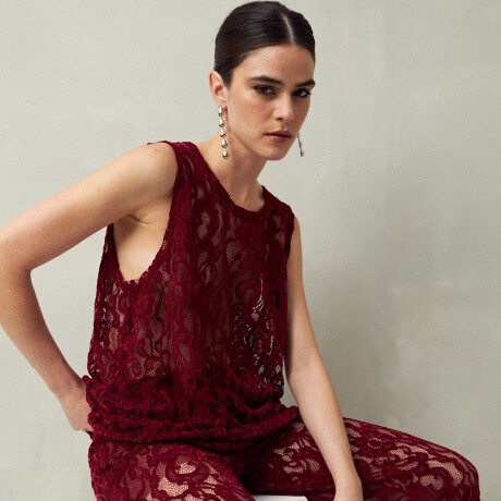 PANTALON YORGOS Bordó Merlot