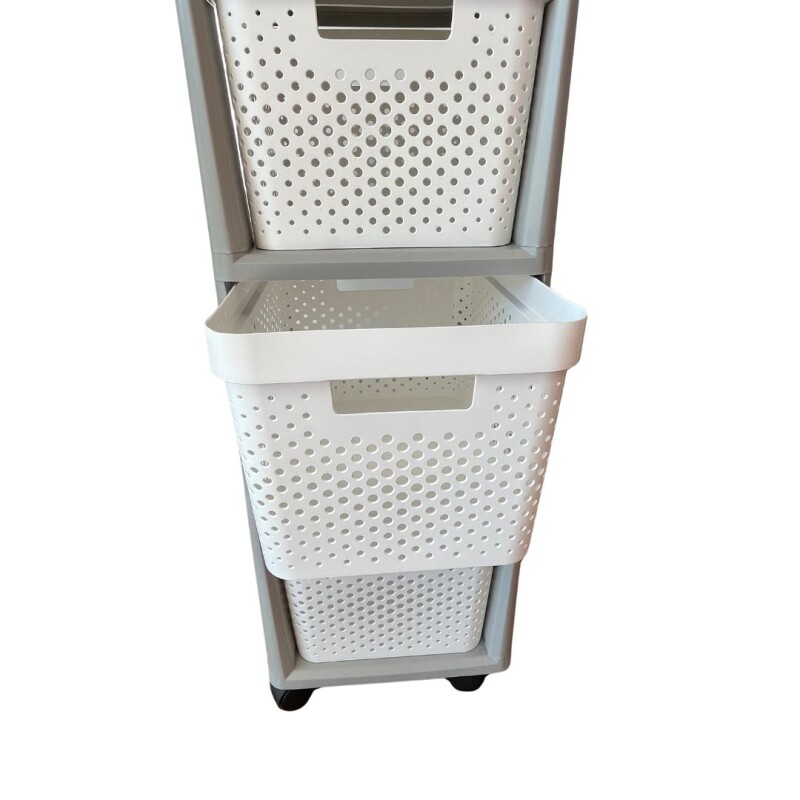 Cajonera Plástico Estantería 3 Cajones Almacenamiento Con Ruedas Cajonera Plástico Estantería 3 Cajones Almacenamiento Con Ruedas