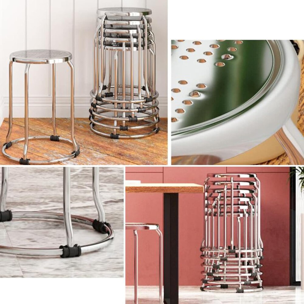 Banquito De Aluminio Apilable Redondo Banquito De Aluminio Apilable Redondo