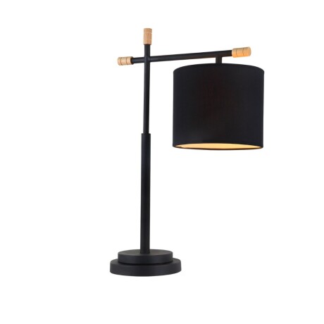 Portátil nórdica tela negra, portalámparas E27 62CM Portátil nórdica tela negra, portalámparas E27 62CM