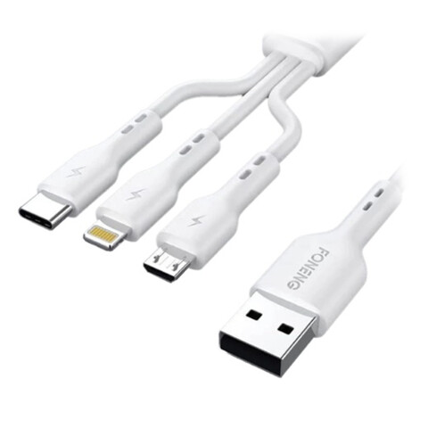Cable 3 En 1 X36 2.4a 1.2mt Tipo Foneng CABLE 3EN1 X36 1.2MT TIPO FONENG