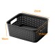 Caja Organizadora Plástico Almacenar Simil Ratan Talle M Caja Organizadora Plástico Almacenar Simil Ratan Talle M