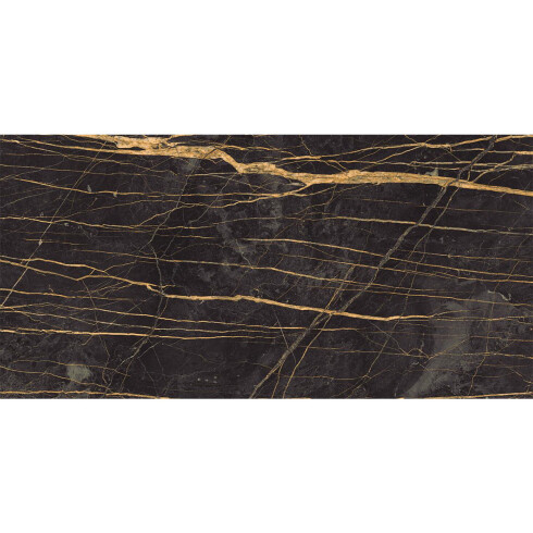 PORCELANATO 60X120 PULIDO MARMOLADO VETAS DORADAS GAMAS DE NEGRO