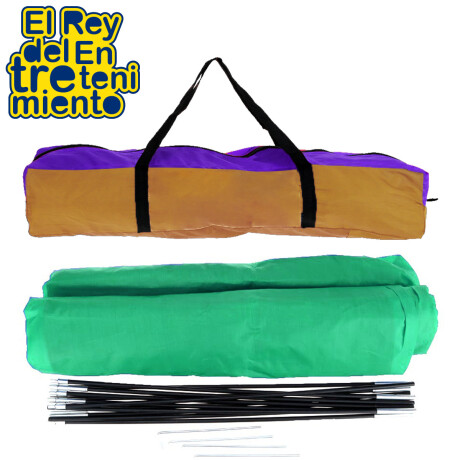 Carpa Iglú 2 Personas P/ Camping 2.00x1.45m + Bolso Multicolor