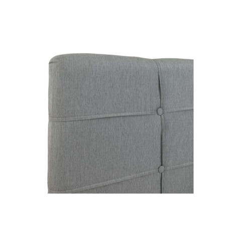 Respaldo Queen London Gris