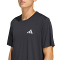 Remera de Hombre Adidas Run Ess Tee M Negro