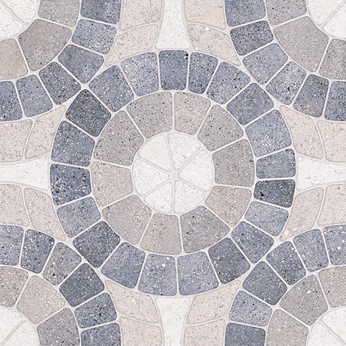 Cerámica Para Exterior Mosaico Blue Hd "a" 61x61 Cm 
