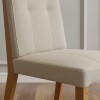 SILLA ALTA - MADERA CINAMOMO - TAPIZADO BEIGE TRAMADA SILLA ALTA - MADERA CINAMOMO - TAPIZADO BEIGE TRAMADA