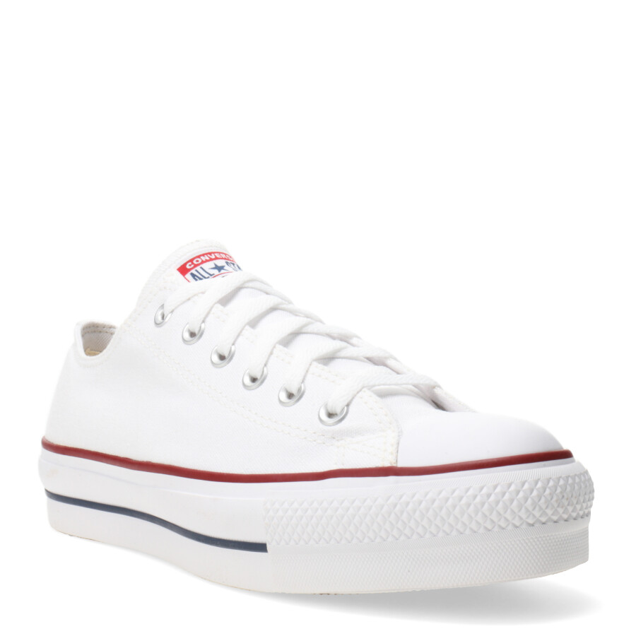 Championes Unisex Converse Chuck Taylor All Star Lift Blanco - Rojo - Azul