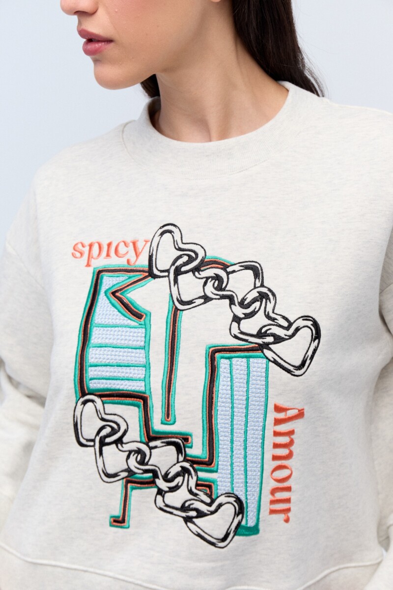 Sweater Amour Gris