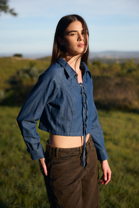 Camisa Alterna Azul