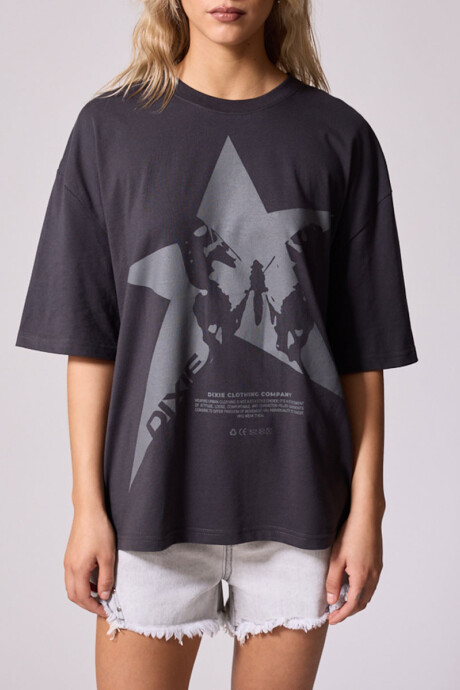 T-SHIRT BETY DIXIE Gris Oscuro