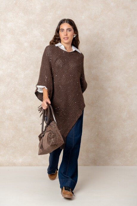 PONCHO HONOR Chocolate