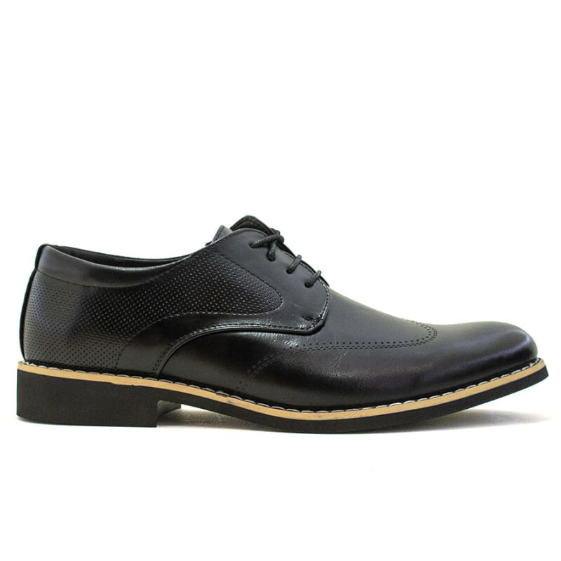 Zapatos Starsax Acordonado de Hombre - FD07M Negro