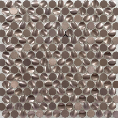 Pastilla Piscina Malla Acero Efecto 3D Cooper 29.2X29.2Cm 000
