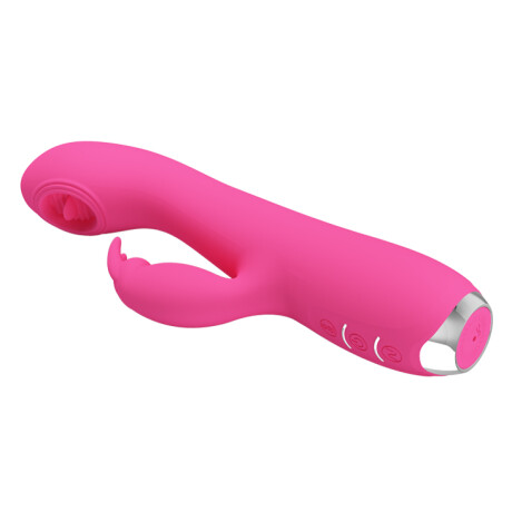 Vibrador Rabbit Estimulador Lengua Rachel Pretty Love Rosa
