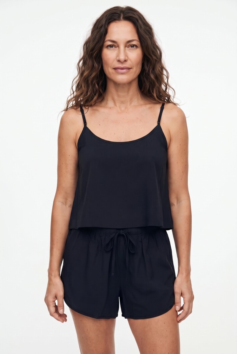 MUSCULOSA MAREA - NEGRO. 