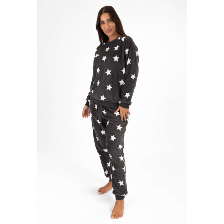 Pijama star fleece Gris