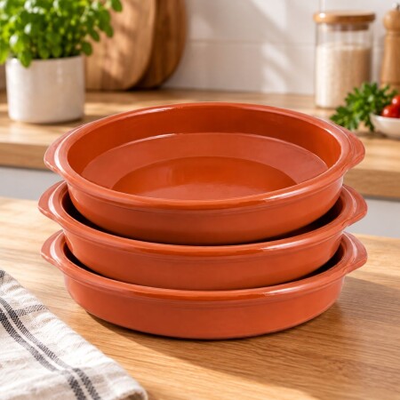 Combo Cazuela de Ceramica Vitrificada 16cm x 3 unidades Combo Cazuela de Ceramica Vitrificada 16cm x 3 unidades