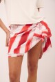 PAREO LA VERDULERIA Rayas Rojo