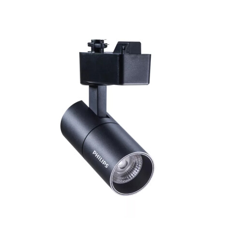 Spot cilíndrico negro 7W 595Lm luz cálida PH8342