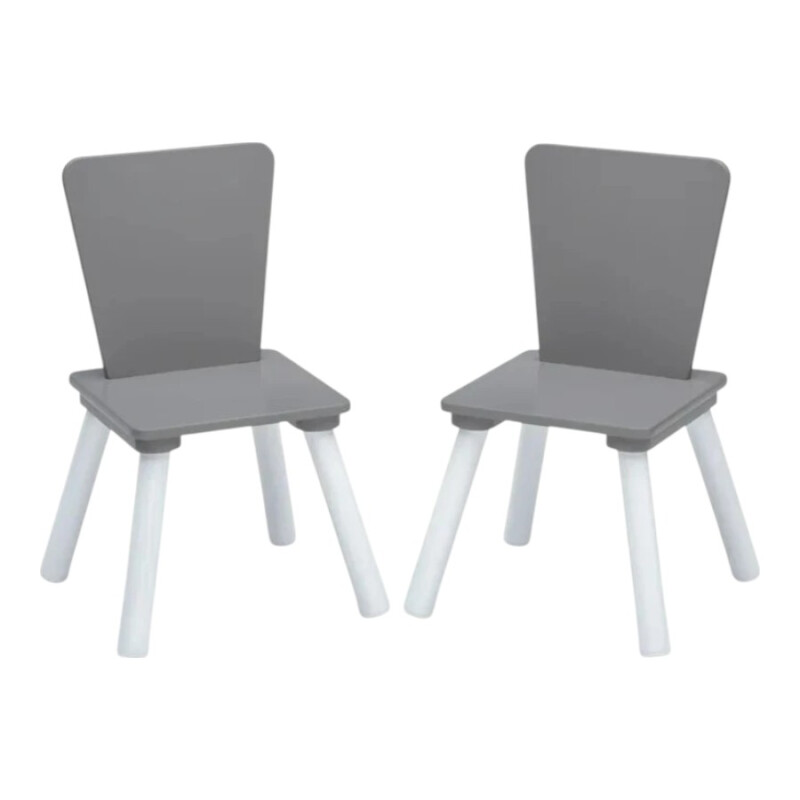 Set mesa y organizador infantil gris/blanco Set mesa y organizador infantil gris/blanco