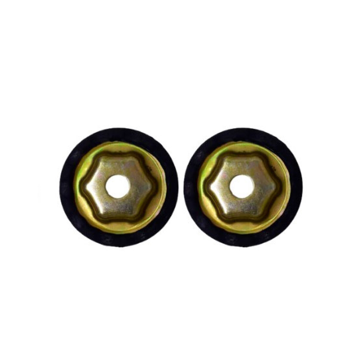 CAZOLETA AMORTIGUADOR CHEVROLET KIT X2 PLATO COPELA AMORTIGUADOR DEL ONIX - 