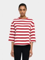 Sudadera A Rayas rojo