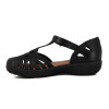 Country Sandalia Casual C/puntera Y Pulsera Negro