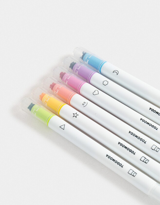 Resaltadores Set Grande Combinacion Multicolor