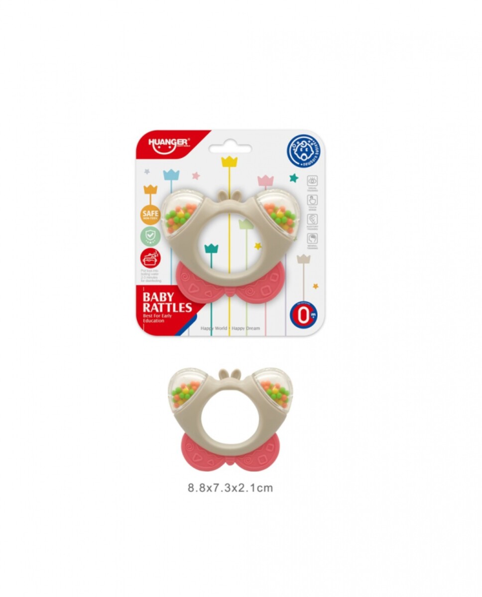 Mordillo Sonajero Huanger Baby Rattles 0+ - MARIPOSA 
